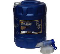 20L Mannol Aceite Motor Atf AG55 Hidráulico Fluido Automático Gear + Grifo