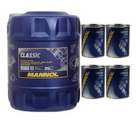 20L MANNOL Aceite Motor Classic 10W-40 Motorspülung Motor Flush Limpiador