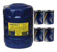 20L MANNOL Aceite Motor Energy Ultra JP 5W-20 API SN Limpieza De Motor