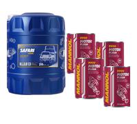 20L MANNOL Aceite Motor Safari 20W-50 API SN/CH-4 Limpieza De Motor