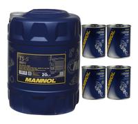 20L MANNOL aceite motor TS-5 Uhpd 10W-40 Api Lavado de Motor Flusch Limpiador