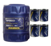 20L MANNOL Defender 10W-40 API SL/CF Aceite MN7507-20 Limpieza De Motor