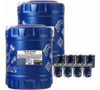 20L mannol TS-20 Shpd 10W-30 Marcha Suave aceite motor Api CJ-4 / Sn Acea E7/E9