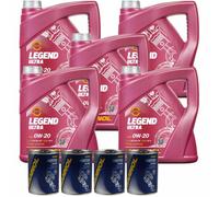 20L Marcha Suave aceite motor Legend Ultra 0W-20 BMW Longlife-17 Fe +