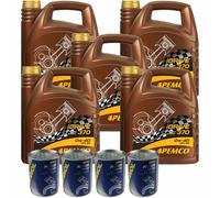 20L PEMCO iDRIVE 370 0W-40 Aceite Motor API SN ACEA A3/B4 Incl. Motor Doctor