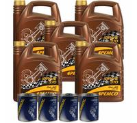 20L PEMCO iDRIVE 370 0W-40 Aceite Motor API SN ACEA A3/B4 Incl. Motor Flush