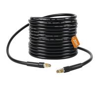 20M manguera de Alta Presión Compatible con Karcher K2 K3 K4 K5 K6 K7, Manguera de Alta Presión 180Bar con Conector Rápido,Ideal para Lavar Coches, Jardines, Fachadas y Suelos
