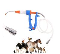 20ML Veterinary Medicine Filling Device, Continuous Drench Gun Adjustable Dosing Device, Veterinary Drug Dispenser with Adjustable Dosage, Autonomous Feeding Tool, for Pig Bull Sheep Poultry (A)