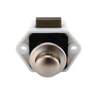 20mm Camper Car Push Lock Caravana Motor Gabinete Cajón Pestillo Botón Cerraduras 5 Unids(Blanc)