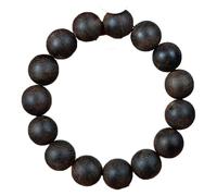 20mm12beads,Lllunimon Pulsera natural de madera de agar Darakan Mala Indonesia Material antiguo Pulsera de cuentas de madera Yoga Meditación Buda Pulseras de oración