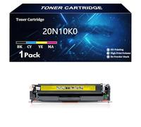 20N10K0, 20N10C0, 20N10M0 20N10Y0 Cartucho de Tóner con Chip Compatible con Impresoras Láser Multifunción para Lexmark CS331DW, CS431DW, CX331ADWE y CX431ADW,Y-1 Pack