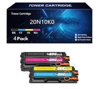 20N10K0, 20N10C0, 20N10M0 20N10Y0 Cartucho de Tóner con Chip Compatible con Impresoras Láser Multifunción para Lexmark CS331DW, CS431DW, CX331ADWE y CX431ADW,4 Color- 4 Pack