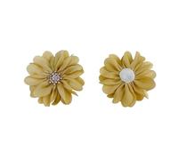 20pc DIY Handmade Accessories, Fashion Three-dimensional Flowers, Hair Corsage Clothes Hat Decoration Retro Style(09-5Pcs)