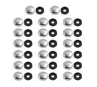 20pcs 16mm Tornillos de Cristal Tapas Clavos Decorativos Tornillos de Fijación de Cristal Plástico Lavadoras Publicidad Plano Clavos Accesorios Tornillos Decorativos Con Tapas