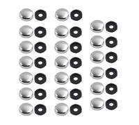 20pcs 16mm Tornillos de Cristal Tapas Clavos Decorativos Tornillos de Fijación de Cristal Plástico Lavadoras Publicidad Plano Clavos Accesorios Tornillos Decorativos Con Tapas