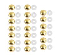 20pcs 16mm Tornillos de Cristal Tapas Clavos Decorativos Tornillos de Fijación de Cristal Plástico Lavadoras Publicidad Plano Clavos Accesorios Tornillos Decorativos Con Tapas