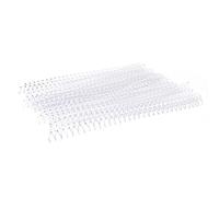 20PCS 30 Hole Loose Leaf Plastic Binding Ring, 11mm / 13mm / 19mm Spring Spiral Rings Comb Binding Spines Fits A4 / B5 / A5 Paper, 30/26 / 20 Holes (11mm*30 holes 20 white strips) (11mm*30 holes