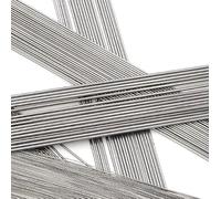 20Pcs 304 Stainless Steel Round Rods - 500Mm Length Metal Solid Shaft for Industrial and DIY Applications(20Pcsx500mmx0.6mm)