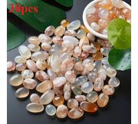 20pcs/30pcs Piedra de Natural de - Guijarros Pulidos Translúcidos con Forma de de Lluvia, para Decoración de Acuario, Pastel y , Decoración de Plantas | Decoración Natural | Piedra con Terretones