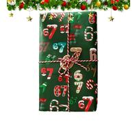 20pcs 67 Meme Christmas Wrapping Paper | Funny 67 Edition Wrapping Paper,Funny Novelty Xmass Wrap For Her Men Women Friends, Offices, Parties, Friends And Coworkers