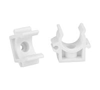 20pcs abrazaderas de tubo conjunto en forma de U clips de combinación fija con tornillos 16/20/25/32 mm(16mm)