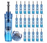 20Pcs Agujas de Repuesto Dermapen 36 puntas para Microneedling Pen Ultima A11, A9, M8S, A8S, Derma Pen Cartuchos Desechables Auténticos para Microneedling, Accesorios de Microagujas (36 Pin, 20Pcs)