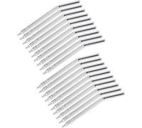 20pcs aleación de metal boquillas/puntas/tubo para jeringa de agua de aire de 3 vías