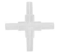 20PCS Aquarium Air Pump Tube Connector 4 Way Joint High Strength Plastic Transparent Hose Fittings for Fish Tank and Aquarium Air Pump Accessories