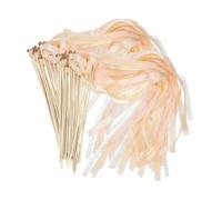20pcs Bell-adorned Wands Elegant Fairy with Ribbon Lace Bells for Wedding Birthday Parties Silk for Girls Para Fiestas(Color 5)
