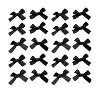 20pcs Bowknot Hair Clip Side Pons Horquilla Colorida Cinta Arcos Clip de Pelo Clip Hecho a Mano Clip Accesorios Joyería Adornos Horquilla para Niñas