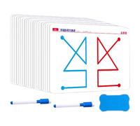 20pcs Brain Training Card Set - Brain Training Memory Card Game | Handcerebral Coordination Card | Tarjetas para cerebro izquierdo y derecho, la atención de la concentración de entrenamiento para