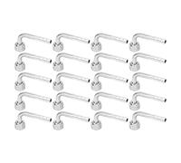 20PCS Car Air Conditioner Connector, Aluminum Angled 90° 38in/ Adapter, Air Conditioning Pipe Joint for Trucks Engineering Vehicles Retrofit, AC Connector with Quick