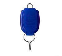 20pcs Clip de tope de línea de pesca para carrete de cebo rueda de tambor y herramienta de posicionamiento de línea de caída de agua (azul)