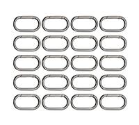 20pcs Clip Llavero Carabiner - D A De Anillo Caribeener Hook Hebilla | Gancho De Primavera De Aleación De Zinc | Suministros Al Aire Libre Portátil para Hombres Chicos Chicos Chicas Jóvenes