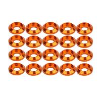20PCS CNC Anode Color 6061 Junta de Arandela de Tornillo de Aleación de Aluminio Para Tornillos de Cabeza Hexagonal M3 (3 * 8 * 2)