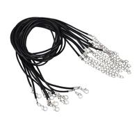 20Pcs Cordones De Collar, Cordones De Collar De Cuero, Cordones De Collar Trenzados con Hebillas, Cordones Colgantes, Cordones De Joyería Ajustables, Accesorios De Joyería DIY