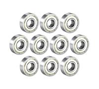 20pcs Deep Groove Ball Bearings, Rubber Sealed, Suitable for industrial machinery, as a bearing replacement, low noise.,Como se muestra,7x14x5 mm