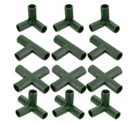 20pcs Elbow Pipe Fittings Greenhouse Frame Connectors Tent Pipe Connection Fittings Zekai