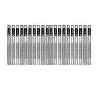 20PCS Hollow Leather Punch Set, Steel Round Hole Punch Set, Chrome Plated Carbon Steel Leather Hole Tool with 20 Sizes for Watch Strap Belt Handbag Canvas and Soft Materials (6mm)