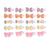 20pcs horquillas bowknot de doble capa para perros y gatos | Arcos de pelo de mascotas hechos a mano para cabello largo | Accesorios divertidos para fiestas/viajes/uso diario |