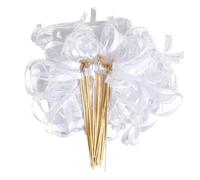20pcs Lace Fairy Stick Eco-Friendly Wedding Ribbon Wands Wand Aesthetic Colorful Silk Streamers For Stage Performance Festive Para Fiestas(Color 3)