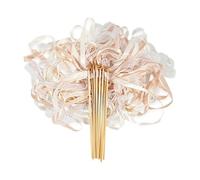 20pcs Lace Fairy Stick Eco-Friendly Wedding Ribbon Wands Wand Aesthetic Colorful Silk Streamers For Stage Performance Festive Para Fiestas(Color 2)