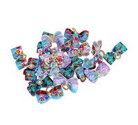 20pcs Lindo Mascotas para Perros Arcos de Cabello encantadores Bowknot Goma de Goma preparación para Mascotas