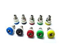 20pcs / lot 2 mm terminales del panel Mini Jack tipo banana Terminal Conector de comprobación de Instrumentación