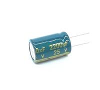 20pcs/lot 25V 2200UF Low ESR/Impedance high frequency aluminum electrolytic capacitor 25v2200uf size 13 * 20 2200UF25V 20% IDGTTLDF