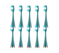 20pcs/lot Ultrasonic Electric Toothbrush Heads Replacement Brush ，Compatible For Whitening Teeth(Green)