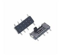 20PCS MSK-22D18 small power toggle switch 3/6/8 Pin in-line patch(MSS-23C02-SMD)
