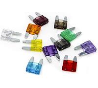 20pcs Nuevo mini automóvil automotriz de Barco camión camiones Fusible Box Surtment 2A 3,5 A 5A 7. A 10A 15A 20A 25A 30A35A40A puede mezclar zinc(30A)