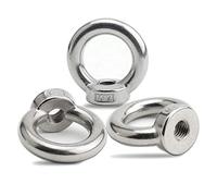 20PCS Ojales de elevación, anilla hembra para levantar acero inoxidable 304, Pack-of-20, M4