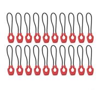 20pcs para cuerdas Luminosas para Cremallera para tpu 20pcs para | Material para tpu para durable, nocturno verde, instalación para fácil, pack 20 unidades, ideal mochilas(Red)